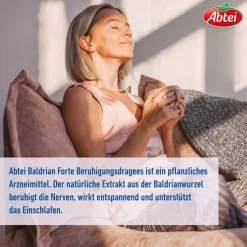 Abtei Baldrian|Beruhigungsmittel-Baldrian Forte Beruhigungsdragees, 30 St