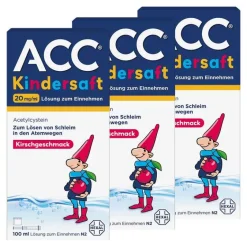 ACC Hustensaft Kinder|Hustenlöser-Kindersaft, 3x100 ml