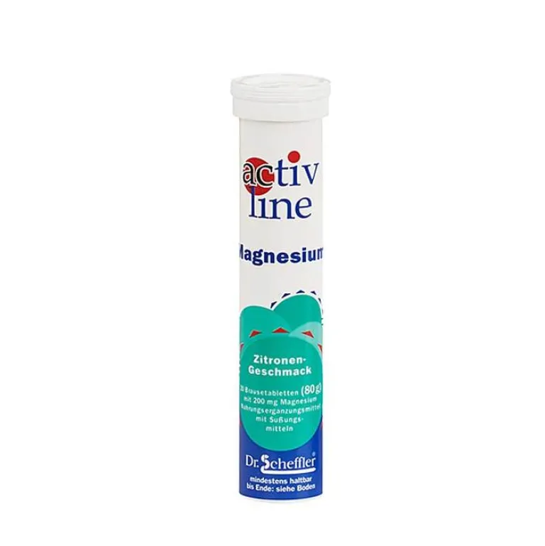Activline Magnesium-Magnesium Zitrone Brausetabletten, 20 St
