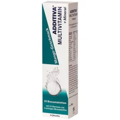 Additiva Multivitamine|Calcium-Multivitamin + Mineral Mango R Brausetabletten, 20 St