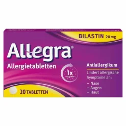 Hot Allegra Allergietabletten 20 mg Tabletten, 20 St