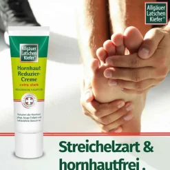 Allgäuer Latschenkiefer Hornhaut-Hornhaut Reduziercreme extra stark, 30 ml