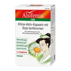 Alsifemin Wechseljahre-100 Klima Aktiv mit Soja-Isoflavonen Kapseln, 60 St