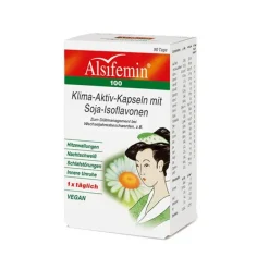 Alsifemin Wechseljahre-100 Klima Aktiv mit Soja-Isoflavonen Kapseln, 90 St