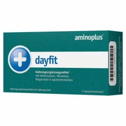 Aminoplus Zink|Vitamin C (Ascorbinsäure)-dayfit Pulver Tagesportionsbeutel, 7 St