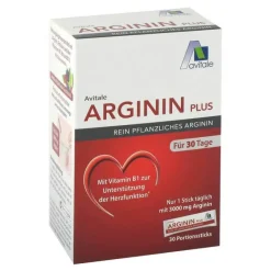 Online Avitale Arginin Plus Vitamin B1 + B6 + B12 + Folsäure Sticks, 30X5.9 g