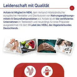 Avitale Aminosäuren|Vitamine Fürs Herz-Arginin plus Vitamin B1 + B6 + B12 + Folsäure Filmtabletten , 240 St