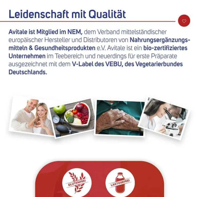 Avitale Aminosäuren|Vitamine Fürs Herz-Arginin plus Vitamin B1 + B6 + B12 + Folsäure Filmtabletten , 240 St