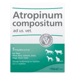 Online Heel Atropinum Compositum Ampullen vet. (für Tiere), 5 St