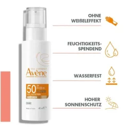 Avene Lsf 50+|Gesicht-Anti-Age Fluid SPF 50, 40 ml