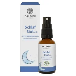 Baldini Melatonin Spray-Melatonin Schlaf gut ein Mundspray Bio, 30 ml