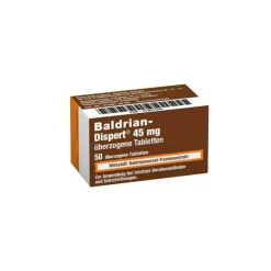 Baldrian-Dispert Baldrian|Beruhigungsmittel-Baldrian Dispert 45 mg überzogene Tabletten, 50 St
