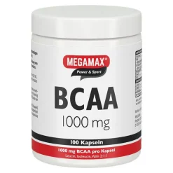 Aminosäuren|Aminosäuren-Bcaa 1.000 mg Megamax Kapseln, 100 St