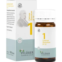 Best Pflüger Biochemie 1 Calcium fluoratum D 12 Tabletten, 100 St
