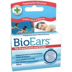 Bioears Für Schwimmer-Silikon Ohrstöpsel antimikrobielle, 6 St