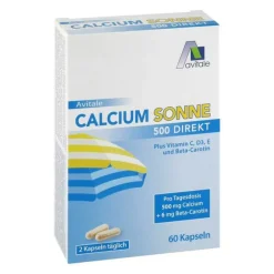 Avitale Calcium-Calcium Sonne 500 Kapseln, 60 St