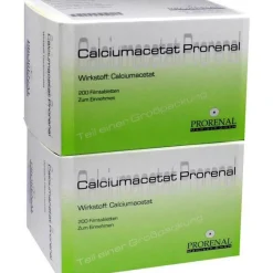 Hot Calciumacetat Prorenal 500 mg Filmtabletten, 200 St