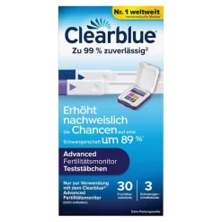 Clearblue Familienplanung-Fertilitätsmonitor Teststäbchen 30 + 3, 33 St