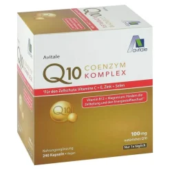 Best Avitale Coenzym Q10 100 mg Kapseln + Vitamine + Mineralstoffe, 240 St