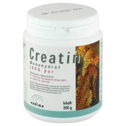Endima Kreatin-Creatin Monohydrat 100% Pur, 500 g