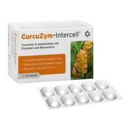 Intercell Enzyme|Resveratrol-Curcuzym- Kapseln, 100 St
