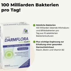 Hot Avitale Darmflora Aktiv Plus 100 Mrd.Bakterien + 7 Vitamine, 80 St