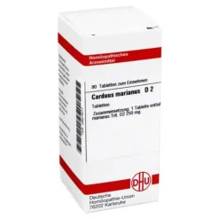 Best DHU Carduus marianus D 2 Tabletten, 80 St