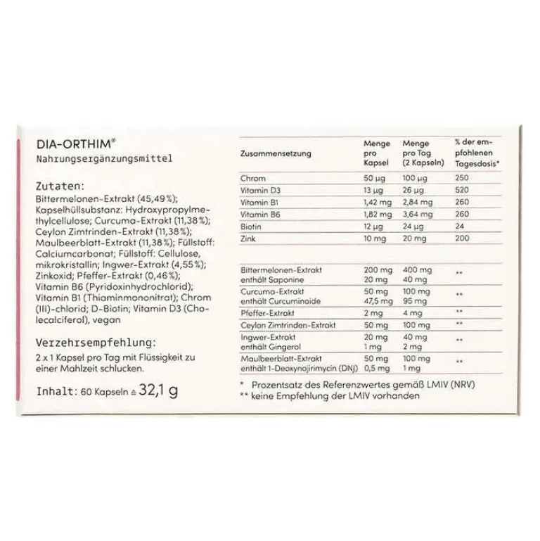 Clearance Dia Orthim DIA-orthim Kapseln, 60 St