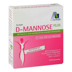 Avitale Mannose-D-Mannose Plus 2000 mg Sticks, 15X2.47 g