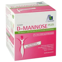 Avitale Mannose-D-Mannose Plus 2000 mg Sticks, 60X2.47 g
