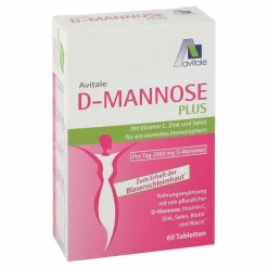 Discount Avitale D-Mannose Plus 2000 mg Tabletten mit Vit.und Mineralstof., 60 St
