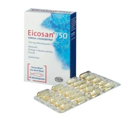 Hot Eicosan 750 Omega 3 Konzentrat, 60 St