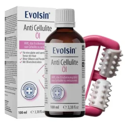 Evolsin Cellulite-Cellulite Öl mit Massageroller, 100 ml