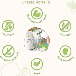 Online For You Bcca + glutamin Energy & Recovery Apfel Pulver , 480 g