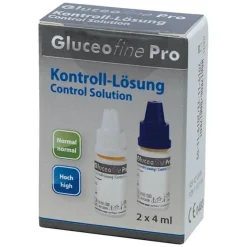 Best Gluceofine Pro Kontroll-Lösung, 2X4 ml