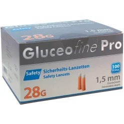 Outlet Gluceofine ® Pro Safety Sicherheits-Lanzetten 28 G 1,5 mm, 100 St