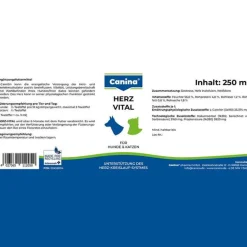 Canina Aufbau & Leistung|Aufbau & Leistungssteigerung-Herz Vital vet. Gel, 250 ml