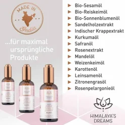 Himalayas Dreams Körperöle|Gesichtsöle-Ayurveda Körper & Gesichtsöl Rose, 100 ml