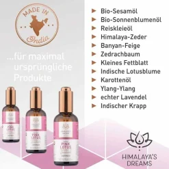 Himalayas Dreams Körperöle|Gesichtsöle-Ayurveda Körper & Gesichtsöl pink Lotus, 100 ml