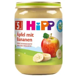 Hipp Babybrei|Sonstige Bio Produkte-Früchte Äpfel mit Bananen, 190 g