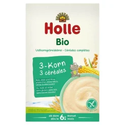 New Holle Bio-Vollkorngetreidebrei 3 Korn, 250 g
