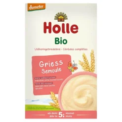 Hot Holle Bio-Vollkrongetreidebrei Grieß, 250 g