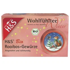 Best H&S Tee H&S Wintertee Bio Rooibos-Gewürze Filterbeutel, 20X2.0 g