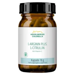 Outlet Heidelberger Chlorella L-Arginin Plus L-Citrullin Kapseln, 78 g