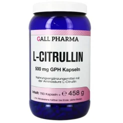 Hot Hecht Pharma L-Citrullin 500 mg GPH Kapseln, 750 St