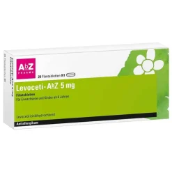 AbZ Levocetirizin|Allergie Tabletten-Levoceti- 5 mg Filmtabletten, 20 St