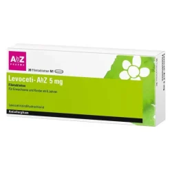 AbZ Levocetirizin|Allergie Tabletten-Levoceti- 5 mg Filmtabletten, 20 St