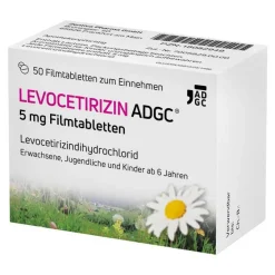 ADGC Levocetirizin|Allergie Tabletten-LEVOCETIRIZIN ® 5 mg Filmtabletten, 50 St