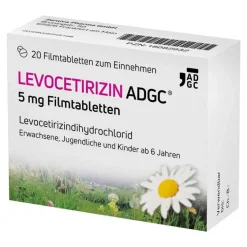 ADGC Levocetirizin|Allergie Tabletten-LEVOCETIRIZIN ® 5 mg Filmtabletten, 20 St