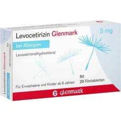Best Glenmark Levocetirizin 5 mg Filmtabletten, 20 St